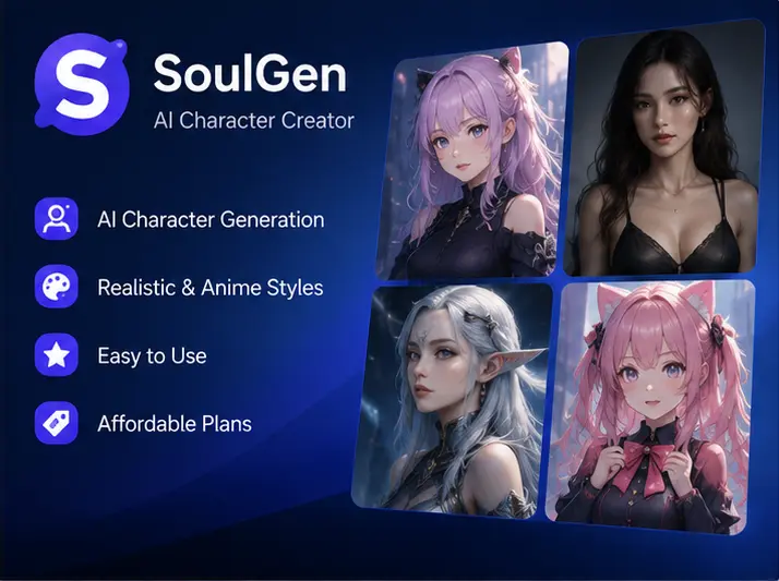 SoulGen Character Creator Preview