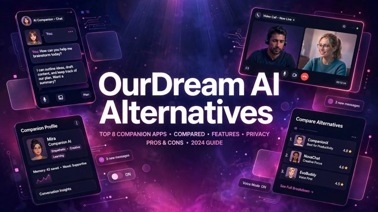 OurDream AI Alternatives: 7 Best Multimedia AI Companions in 2026